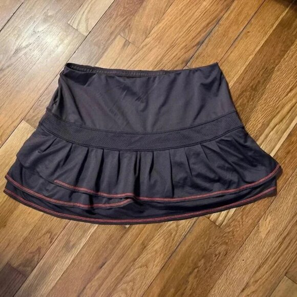 Lucky in Love Women's Skort Tennis Brown Size L - Picture 4 of 5